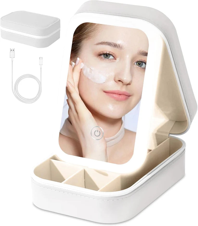 GlowCase™: The Ultimate Portable LED Makeup Organizer