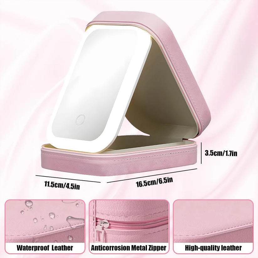 GlowCase™: The Ultimate Portable LED Makeup Organizer