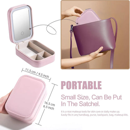 GlowCase™: The Ultimate Portable LED Makeup Organizer